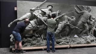 Sculptor Sabin Howard creates a massive WWI memorial in Englewood, NJ