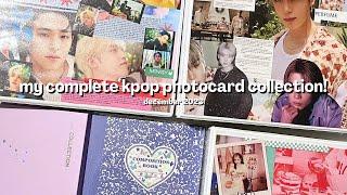 my complete kpop photocard collection!  december 2023 binder flip through