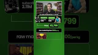 Flying Beast Kitne CRORE kamate hain Nutrition Brand se?! | Ankur Warikoo #shorts