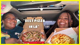 Trying the “best pizza in L.A.”! | PizzaGo mukbang | DeLexis