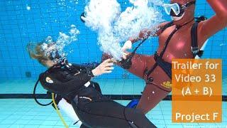 "Scuba Combat Training 7" - Trailer – Frogwomen Rachel, Lucy, Alice [Video 33 of Project F]