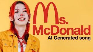 【Ms. McDonald】麥當勞小姐AI生成歌曲完整版｜I Generate an AI Song about McDonald's Baddie Girl｜AI創作分享