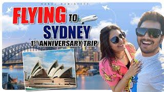 FLYING TO SYDNEY ️ | FIRST ANNIVERSARY TRIP | NACH