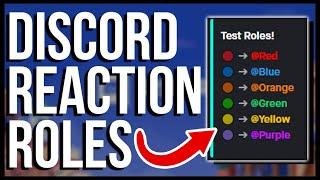 How to Setup CLEAN Reaction Roles in Discord!