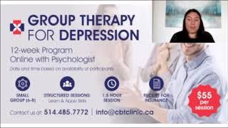 The Emotional Health CBT Clinic Presents Group Therapy for Depression