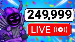 LIVE HITTING 250,000 SUBS! (TOILET TOWER DEFENSE)