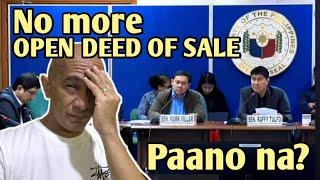 No more OPEN DEED OF SALE sa mga Sasakyan, PAANO NA?