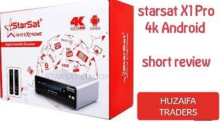 Starsat X1 Pro Android 4k Receiver | Short Review