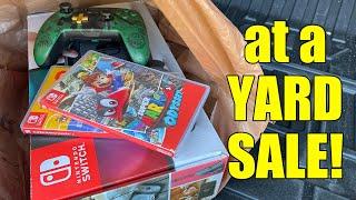 We found a Nintendo Switch at a Yard Sale!