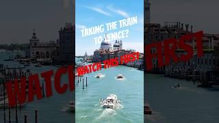 Taking the train to Venice Italy #italytravel #travel #venice #veniceitaly