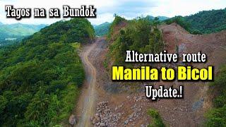 ATIMONAN TO MAUBAN ROAD UPDATE l NEW ALTERNATIVE ROUTE TO BICOL