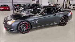 2016 Mercedes Benz SL550 Twin Turbo V8! Rare Matte Black! Startup and Walk Around!