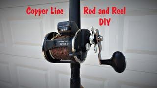 Copper Line Rod & Reel Set Up for Great Lakes Salmon and Trout Fishing (How To)