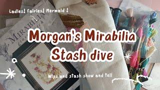 STASH DIVE: My mirabilia cross stitch collection + WIPS