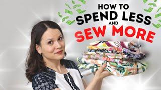 How to spend LESS and sew MORE in 2024! 7 useful tips