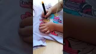 Knopa painting your self t-shirts #love #travel #дети #birthday