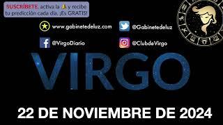 Horóscopo Diario - Virgo - 22 de Noviembre de 2024.