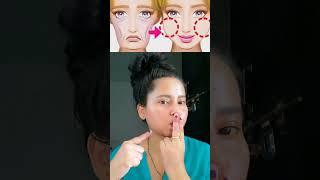 ️one yoga for fuller cheeks apple  cheeks get a chubby cheeks, chubby face, antiaging yoga#shorts