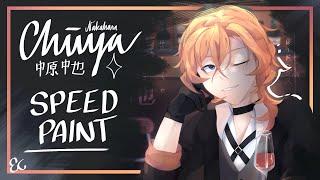 [SPEEDPAINT] Chūya Nakahara "Birthday Evening" (BSD Fanart)