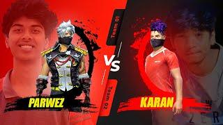 Parwez vs Karan @P.K.GAMERS Epic Fight | 1 vs 1 Clash Squad - Who Will Win | Garena Free Fire