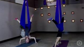 AERIAL YOGA ROUTINE