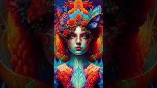 DreamAIArt / WOMBO Dream AI Art Generator / Colorful Beauties