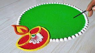 Rangoli Design For Diwali. Laxmi Poojan Rangoli. Diwali Rangoli Designs. Deepavali Rangoli