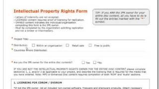 IPR Form Tutorial