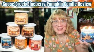 Goose Creek Blueberry Pumpkin Candle Review