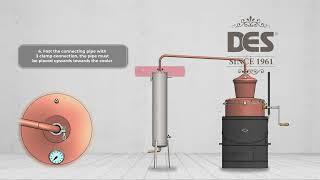 DES® 100L User manual pot stills - how to install and how to clean the pot?