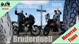 Conti TKC70 vs. TKC70 Rocks Vergleichstest | Welcher Reiseenduro-Reifen für welchen Anlass?