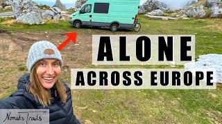 VANLIFE as a SOLO FEMALE TRAVELER from Finland to Greece/ Is it Dangerous?