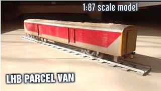 LHB PARCEL VAN MODEL  ||  1:87 ho scaled model .