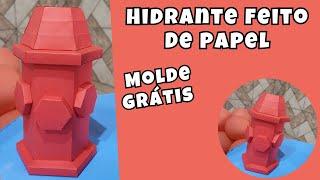 COMO FAZER HIDRANTE DE PAPEL | DIY | FESTA PATRULHA CANINA