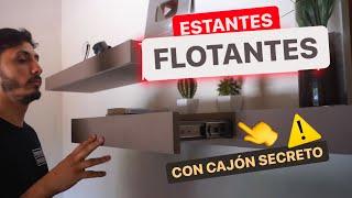 ESTANTES FLOTANTES, SUPER RESISTENTE, CON CAJON! - By Faplac - PROYECTO MUEBLE