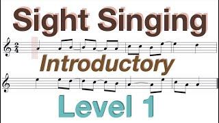 Sight Singing Exercise - Level 1