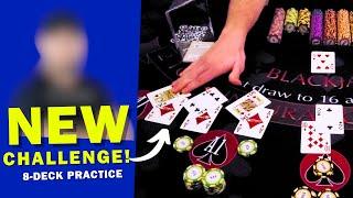 8 Deck Card Counting Practice - Test YOUR Blackjack Skills