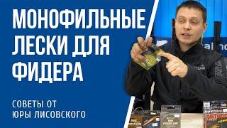 Монофильные лески для фидера. Выбор Юры Лисовского.