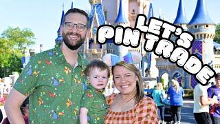 Rides & Pin Trading at Magic Kingdom!