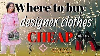 Where to buy designer clothes for CHEAP | 7 tips brands DON'T want you to know