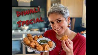 MINI BITESIZE SAMOSA | Diwali special | Alu samosa | How to make samosa | Food with Chetna