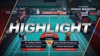 Aditya Muchlis/Annisa Mubarokah (Fifa Badminton Club) VS M. Taufiqul Hafizh/Vanadia P (Djarum Kudus)