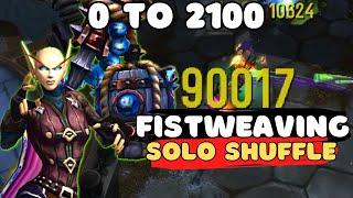 0 to 2100 FISTWEAVING MISTWEAVER MONK Solo Shuffle Montage | WoW Dragonflight PvP 10.0.5