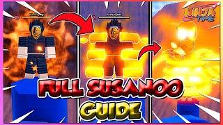 Ninja Time How To Get Full Susanoo Rib Cage Mode Fast + Full Guide! (NEW CODES)