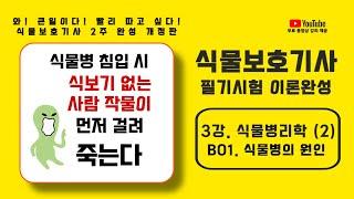 [NEW 보호기사] 1과목, 식물병리학 이론강의 (2) - 식물병의 원인 이론강의