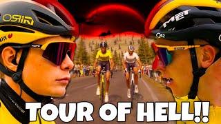 Vingegaard Vs Pogacar In The TOUR OF HELL!!!