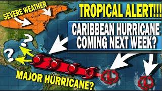 Major Hurricane Caribbean Threat as TD Two to Become Hurricane Beryl? Invest 94L, Tropical Update