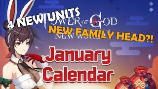 JANUARY 2025 CALENDAR - ADVENTURE HARD MODE & BUNNY OUTFIT! [Tower of God: New World]