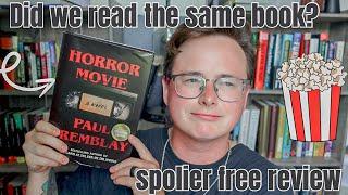 Horror Movie by Paul Tremblay did we read the same book? spoiler free review