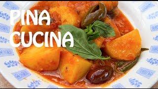 How to cook Baccala (Italian Fish & potatoes in tomato sauce) - Pina Cucina Ep. 4